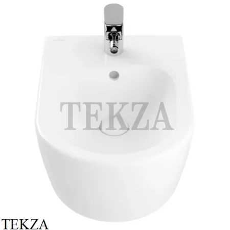 Villeroy & Boch AVENTO Биде подвесное, 1 отверстие 54050001, белый глянец