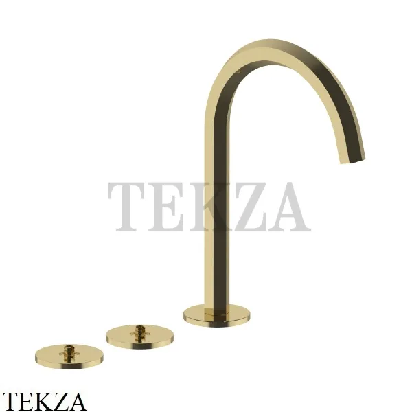 Fantini Venezia Смеситель для раковины (ручки отдельно), 2901N405SW, Золото плюс