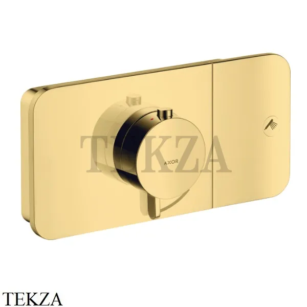 Axor ONE Термостат для душа 1 поток, внешняя часть 45711990, золото глянец