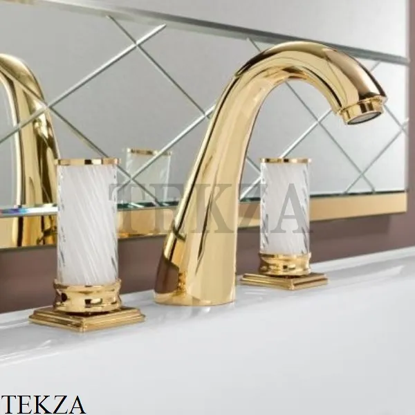 Oasis FORTUNY Смеситель для раковины на три отверстия, без сливного гарнитура 000RBFN082CR, хром глянец