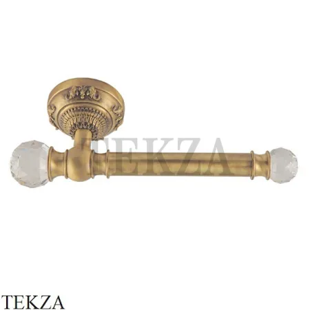 Migliore Cristalia SWAROVSKI Держатель туалетной бумаги без крышки 16762, бронза classic