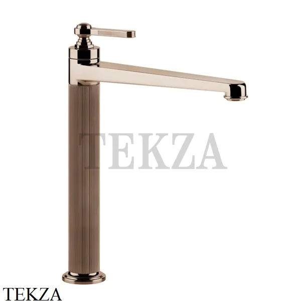 Gessi VENTI20 Смеситель для раковины высокий, без донного клапана 65004-030, Copper PVD
