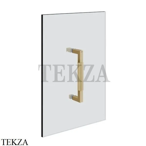 Gessi Shower G Rigato Ручка-держатель на стекло 20 см 67521-727, Brass Br. PVD