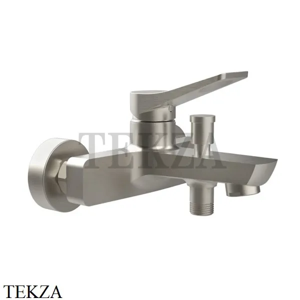 Gessi RILIEVO Смеситель для ванны с переключателем 59013-149, Finox Brushed Nickel