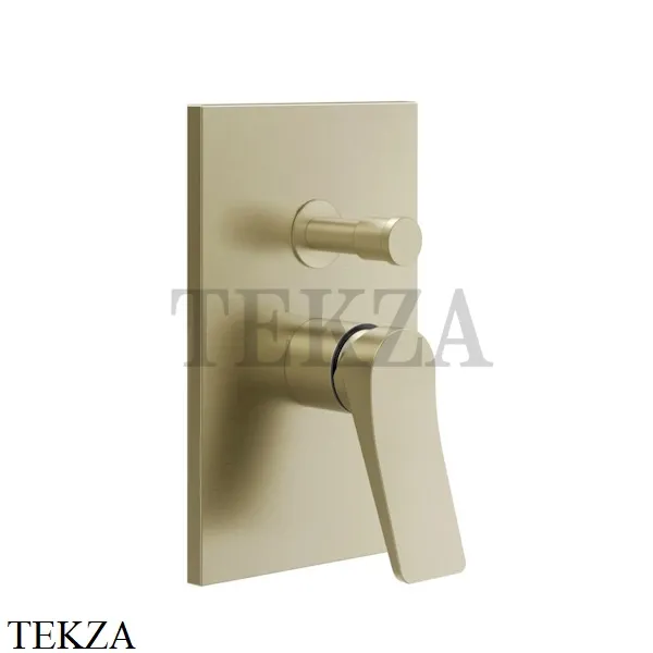 Gessi RILIEVO Смеситель для душа на 2 потока, внешняя часть 59079-727, Brushed Brass