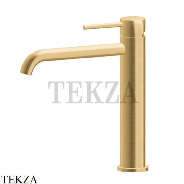 Newform X-Steel 316 Смеситель для раковины средний, без гарнитура 69614X.59.097, PVD Brushed gold
