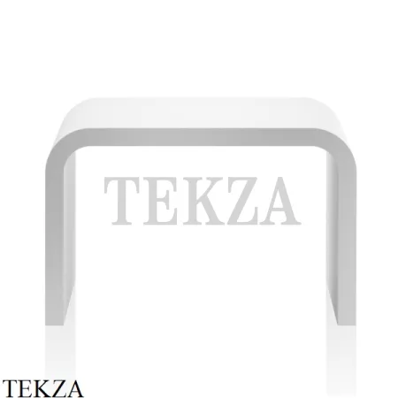 Decor Walther Stone White SCH Душевая табуретка-подставка низкая 0974350, белый матовый