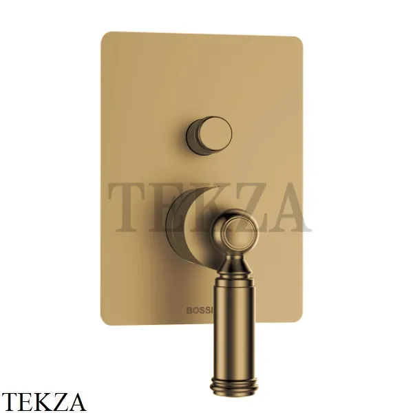 Bossini LIBERTY Смеситель для душа, на 2 выхода, внешняя часть Z00066.022, бронза classic