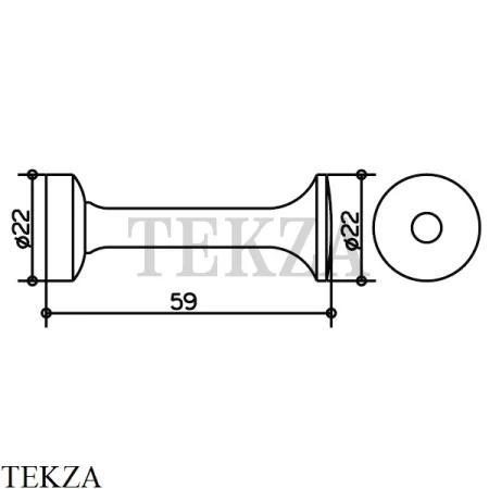 Keuco Elegance Крючок для полотенец 11615010000, хром глянец