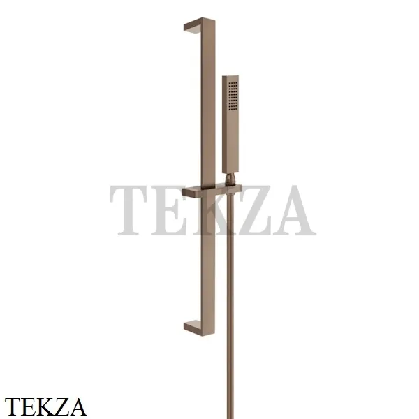 Gessi Rettangolo shower Штанга в комплекте с душевой лейкой, 1 режим 20145-708, Copper Brushed