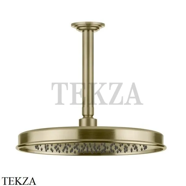 Gessi VENTI20 Верхний душ 300 с потолочным креплением 65153-727, Brushed Brass