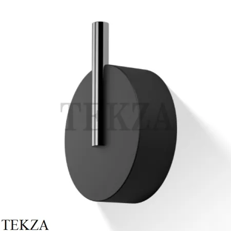 Decor Walther Stone Black WHG Крючок для халата и полотенец 0972764, черный матовый-хром глянец
