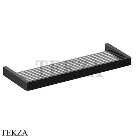Gessi Rettangolo Решетка-полка для полотенец широкая 60 см 20950-706, Black Metal PVD