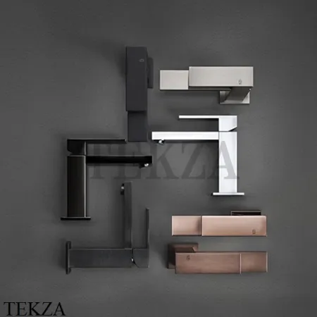 Gessi CASCATA Каскадный излив на борт ванны или подиум 20191-708, Copper Brushed