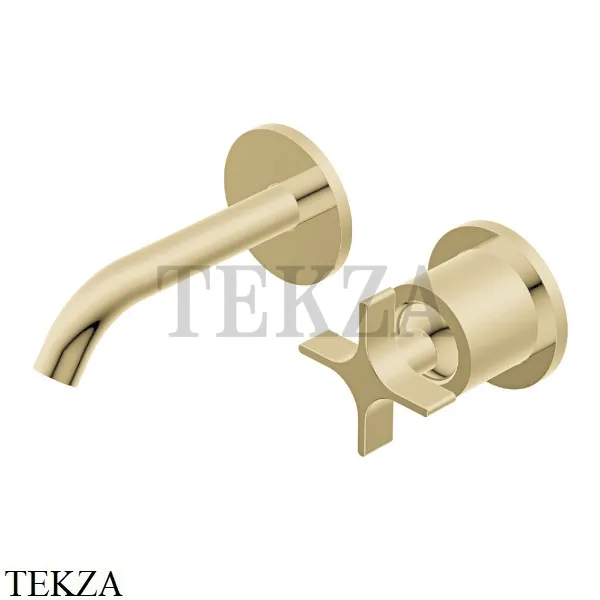 Ritmonio Diametro35 Cross Смеситель для раковины, внешняя часть PR53AL201 CHX, Brushed Champagne