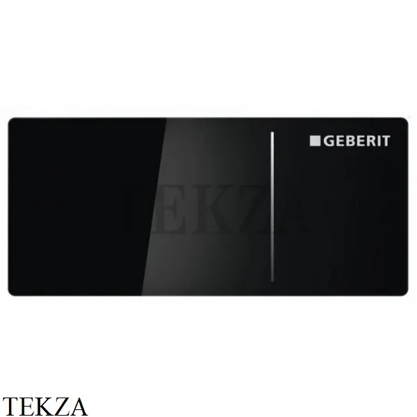 Geberit Sigma70 Клавиша смыва пневматическая для Sigma 12 см (UP320), стекло, цвет черный