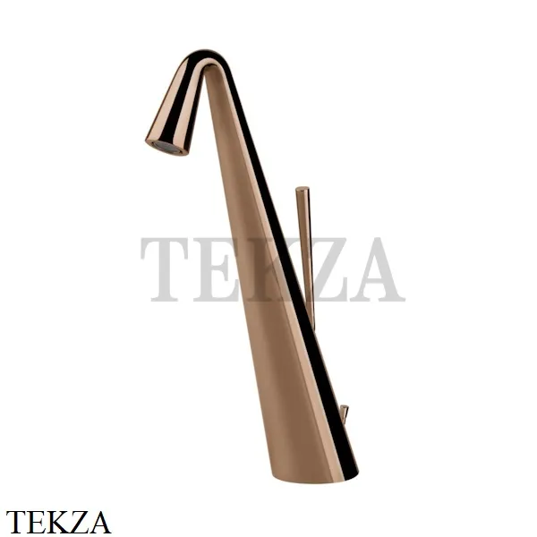 Gessi CONO Смеситель для раковины высокий, с донным клапаном 45004-030, Copper глянец (снято с производства)