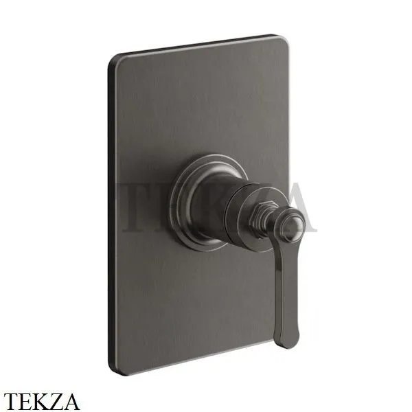 Gessi VENTI20 Смеситель для душа, 1 поток, внешняя часть 65061-707, Black Metal Brushed