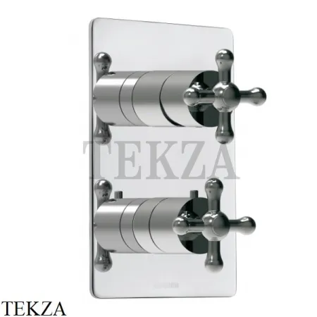Bossini LIBERTY Термостатический смеситель на 1, 2, 3, 4, 5 выходов, внешняя часть Z00068.030, хром глянец