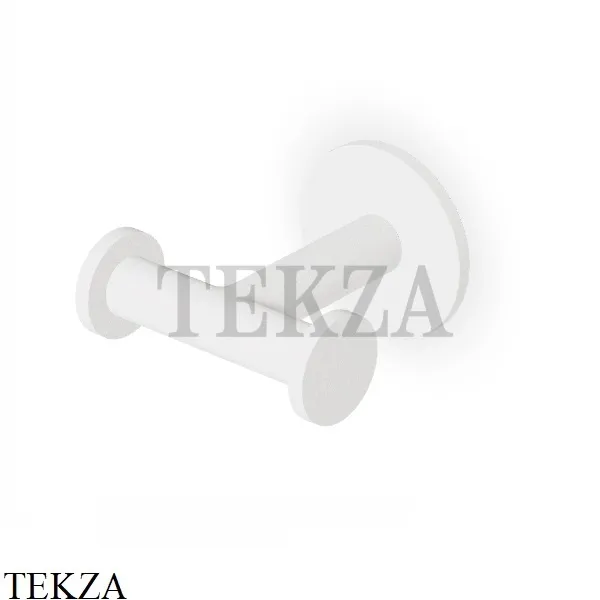 Zucchetti PAN Крючок двойной для халата и полотенец ZAC651.W1, белый goffrato