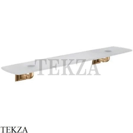 Colombo Portofino Полка стеклянная B3216.bronze, бронза classic