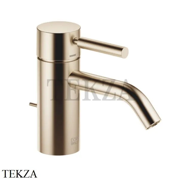 Dornbracht Meta Смеситель для раковины 125, с донным клапаном 33501660-46, Brushed Champagne (22kt Gold)