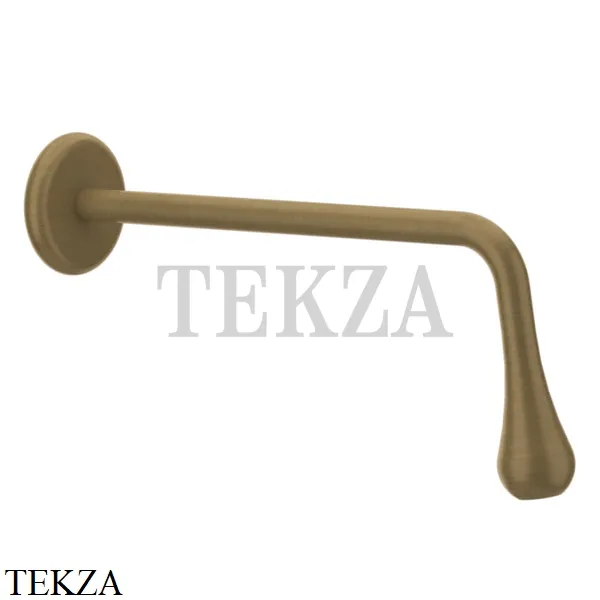 Gessi Goccia Излив для раковины настенный, длинный 33719-713, Antique Brass