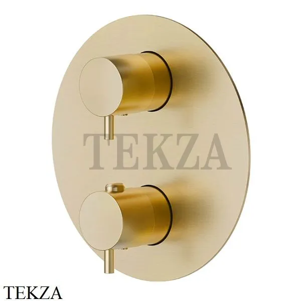 Newform X-Steel 316 Термостат для душа 2,3,4,5 потока, внешняя часть, 69663EX.59.097, PVD Brushed gold