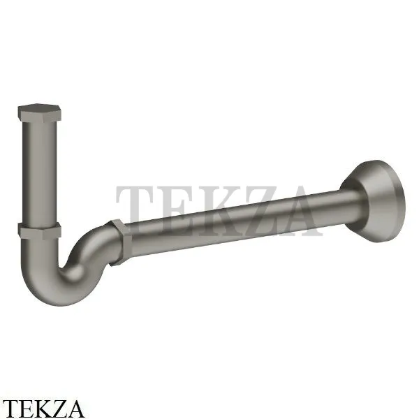 Newform Сифон для раковины трубчатый, 212.M0.070, Titanium Satin