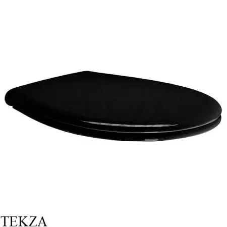GSI CLASSIC Сиденье для унитаза ”Classic Black” soft-close MSC87CN20, черный глянец