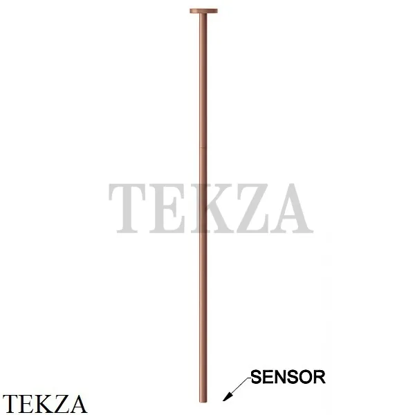 Gessi 316 FLESSA Потолочный электронный смеситель для раковины 54024-708, Copper Brushed
