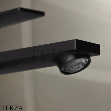 Hansgrohe Rebris E Смеситель для раковины 80, донный клапан 72585670, черный матовый