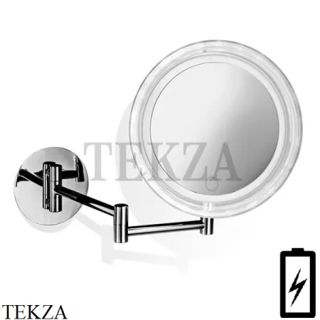Decor Walther BS 16 TOUCH Косметическое зеркало, 5х увеличение, от батарейки 0121400, хром глянец