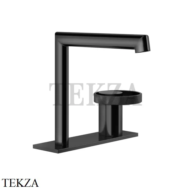 Gessi ANELLO Смеситель для раковины на планке, без донного клапана 63315-706, Black Metal PVD