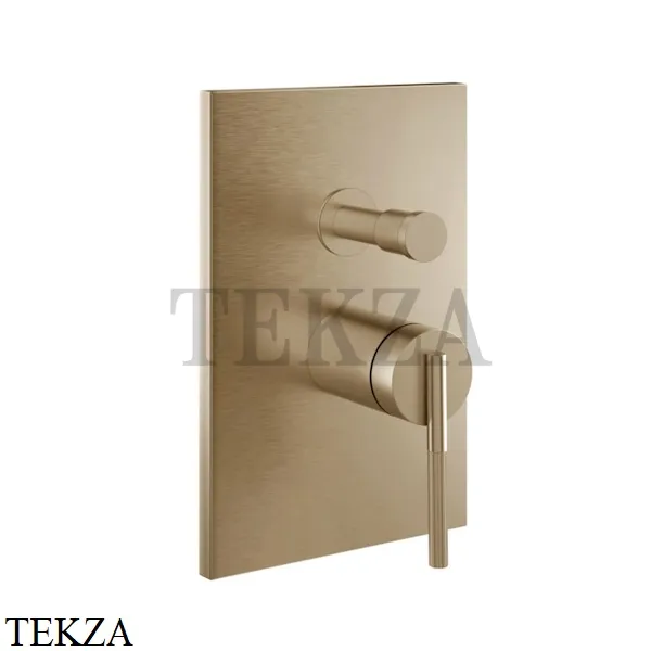 Gessi INGRANAGGIO Смеситель для душа, 2 потока, внешняя часть 63577-726, Warm Bronze Br