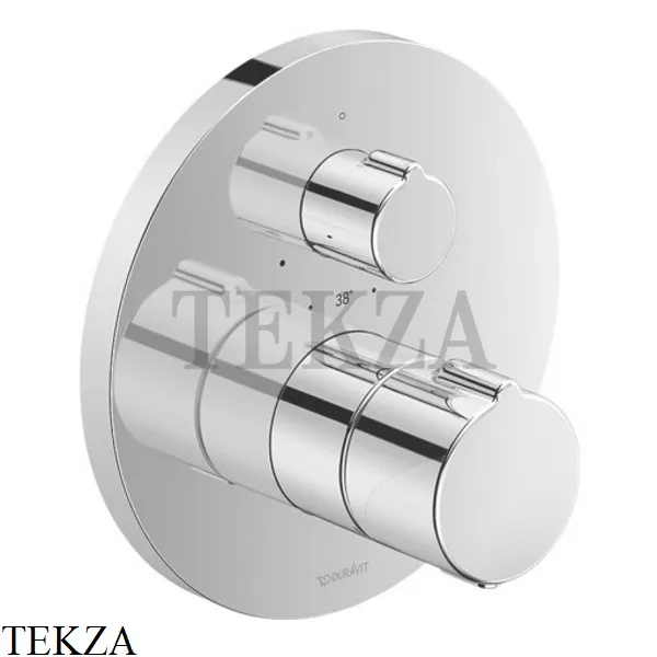 Duravit C.1 Термостат для душа на 1 поток, внешняя часть, хром глянец