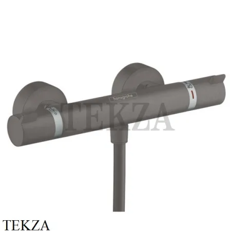 Hansgrohe Ecostat Comfort Термостат для душа наружный 13116340, черный хром brushed