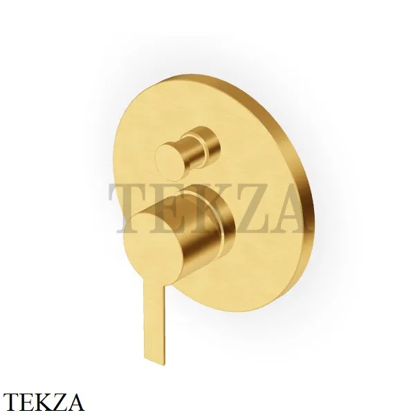 Zucchetti Gill Смеситель для душа на 2 потока, внешняя часть ZGL127.C41, brushed gold
