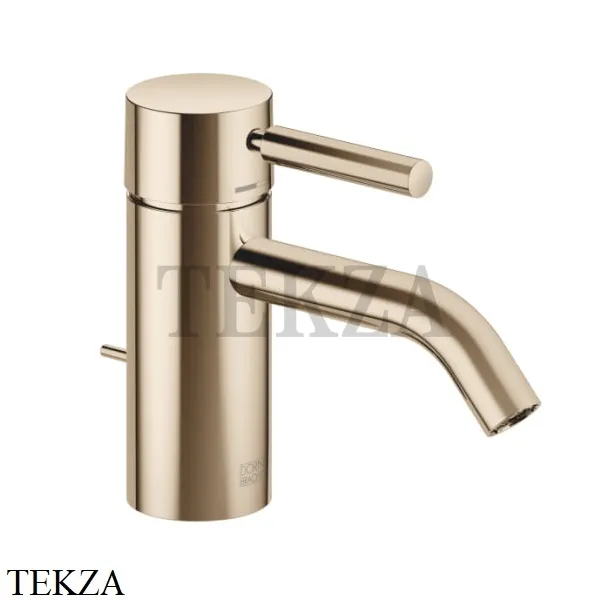 Dornbracht Meta Смеситель для раковины 125, с донным клапаном 33501660-47, Champagne (22kt Gold)