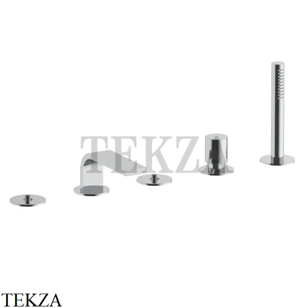Fantini Venezia Смеситель на борт ванны с изливом (ручка отдельно) FIT, 2902N565S, Хром глянец