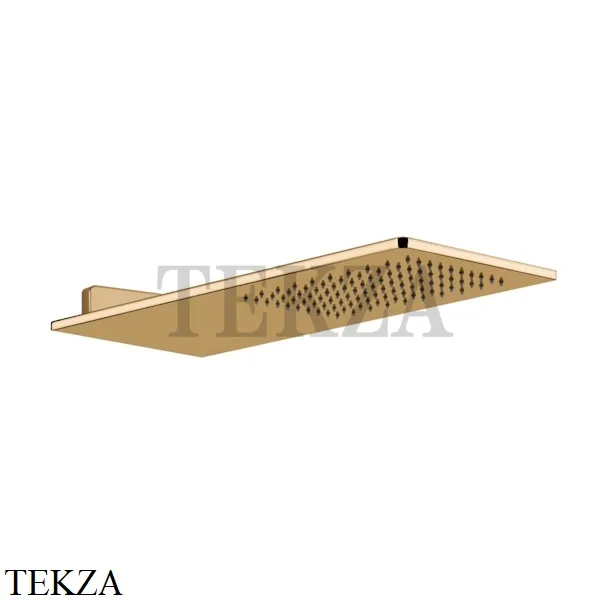 Gessi Rettangolo shower Верхний душ настенного крепления 33095-735, Warm Bronze PVD