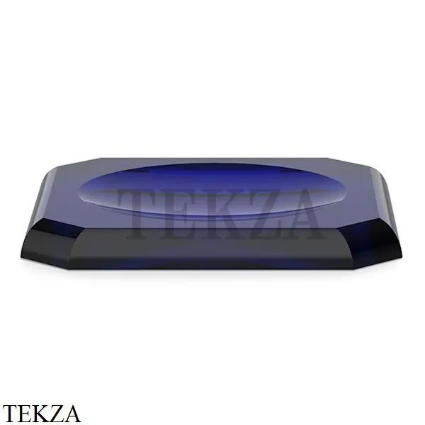 Decor Walther Kristall KS Лоток для расчесок настольный хрусталь 0924095, Capri blue