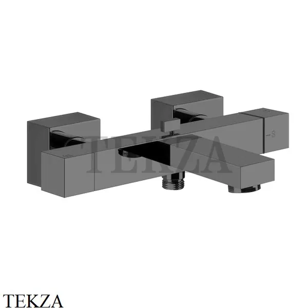 Gessi RETTANGOLO K Смеситель термостатический для ванны и душа 20111-706, Black Metal