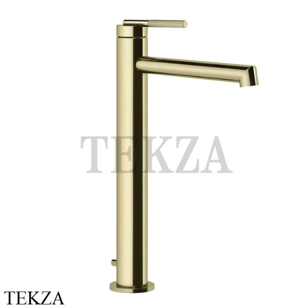 Gessi INGRANAGGIO Смеситель для раковины длинный, с донным клапаном 63505-710, Brass PVD