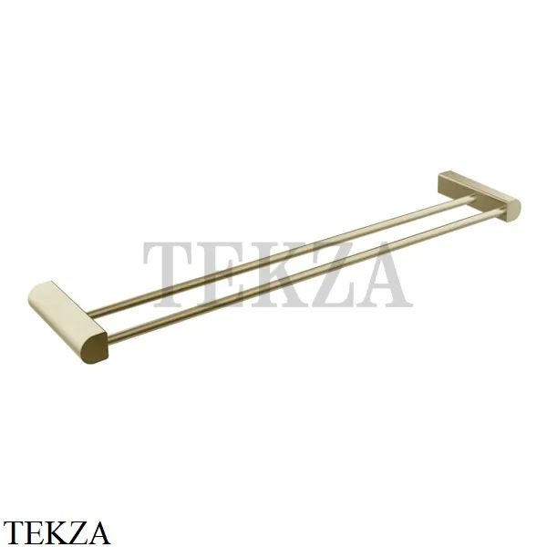 Gessi RILIEVO Держатель для банного полотенца двойной 59405-727, Brushed Brass