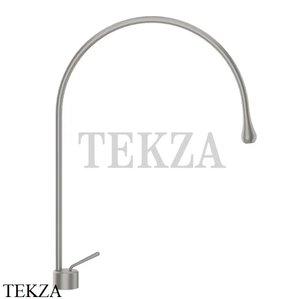 Gessi Goccia Смеситель для раковины высокий, без сливного гарнитура 33603-147, Chrome Brushed