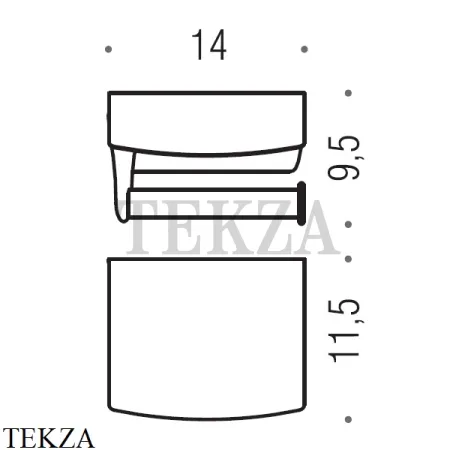 Colombo Land Держатель для туалетной бумаги с крышкой B2891.CR, хром глянец