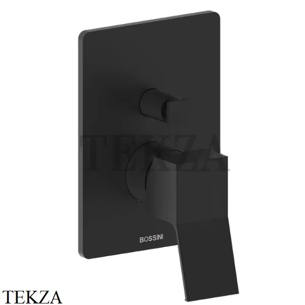 Bossini AKI Смеситель для душа на 2 потока, внешняя часть Z00740.073, черный матовый