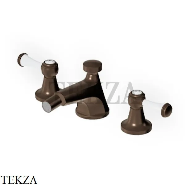 Zucchetti Agora Classic Смеситель для биде с донным клапаном ZAM370.P21, brushed chocolate PVD