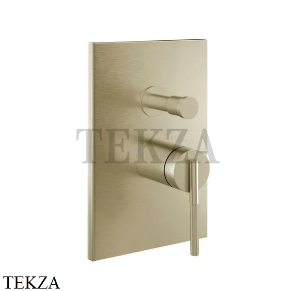 Gessi INGRANAGGIO Смеситель для душа, 2 потока, внешняя часть 63577-727, Brushed Brass